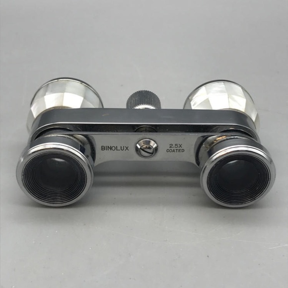 1950s Vintage Mother of Pearl Binolux Opera Glasses with Case - Made in Japan - Picture 6 of 13